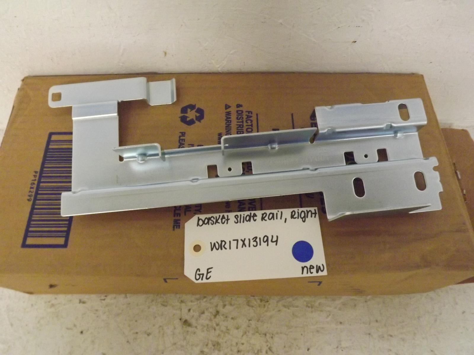 GE Refrigerator WR17X13194 Basket Slide Rail, Right New GE Refrigerator WR17X13194 Basket Slide Rail, Right New
